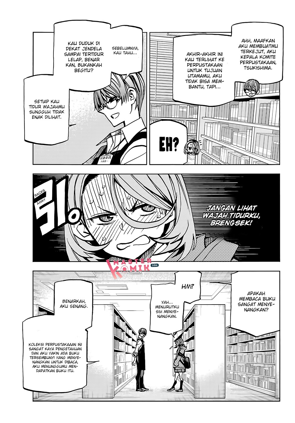 The Story Between a Dumb Prefect and a High School Girl with an Inappropriate Skirt Length Chapter 05 Gambar 7
